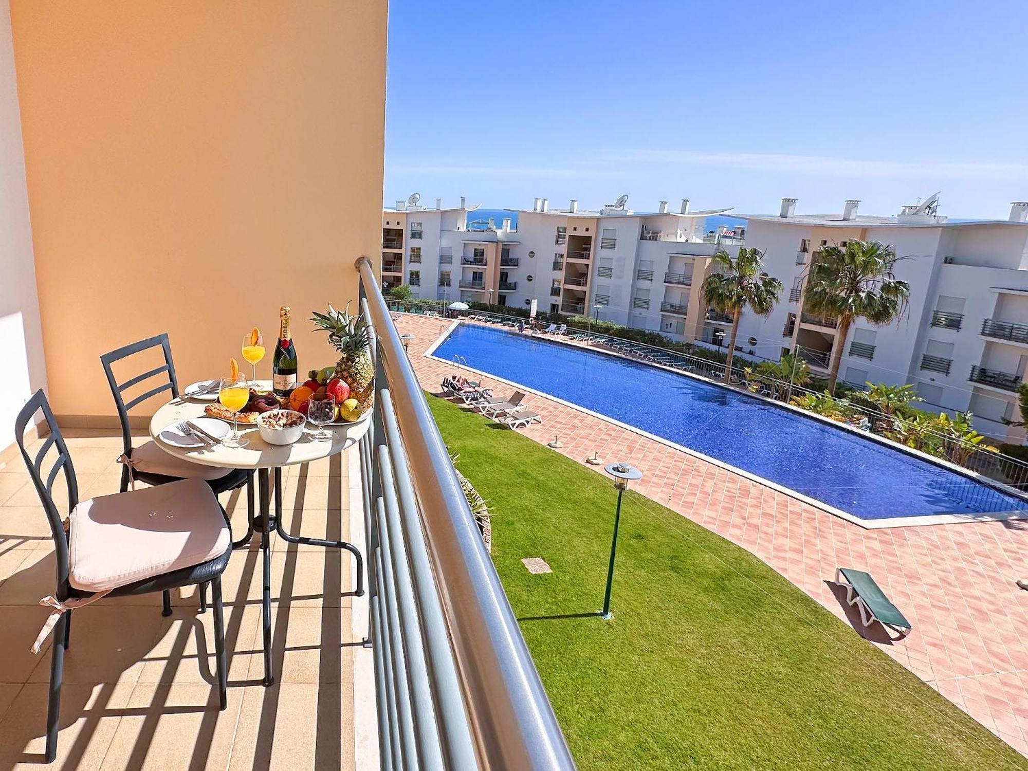Modern Ocean, Garden & Pool View Condo By Becherish Albufeira Exterior foto